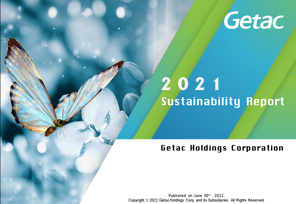 2021 Getac csr report cover